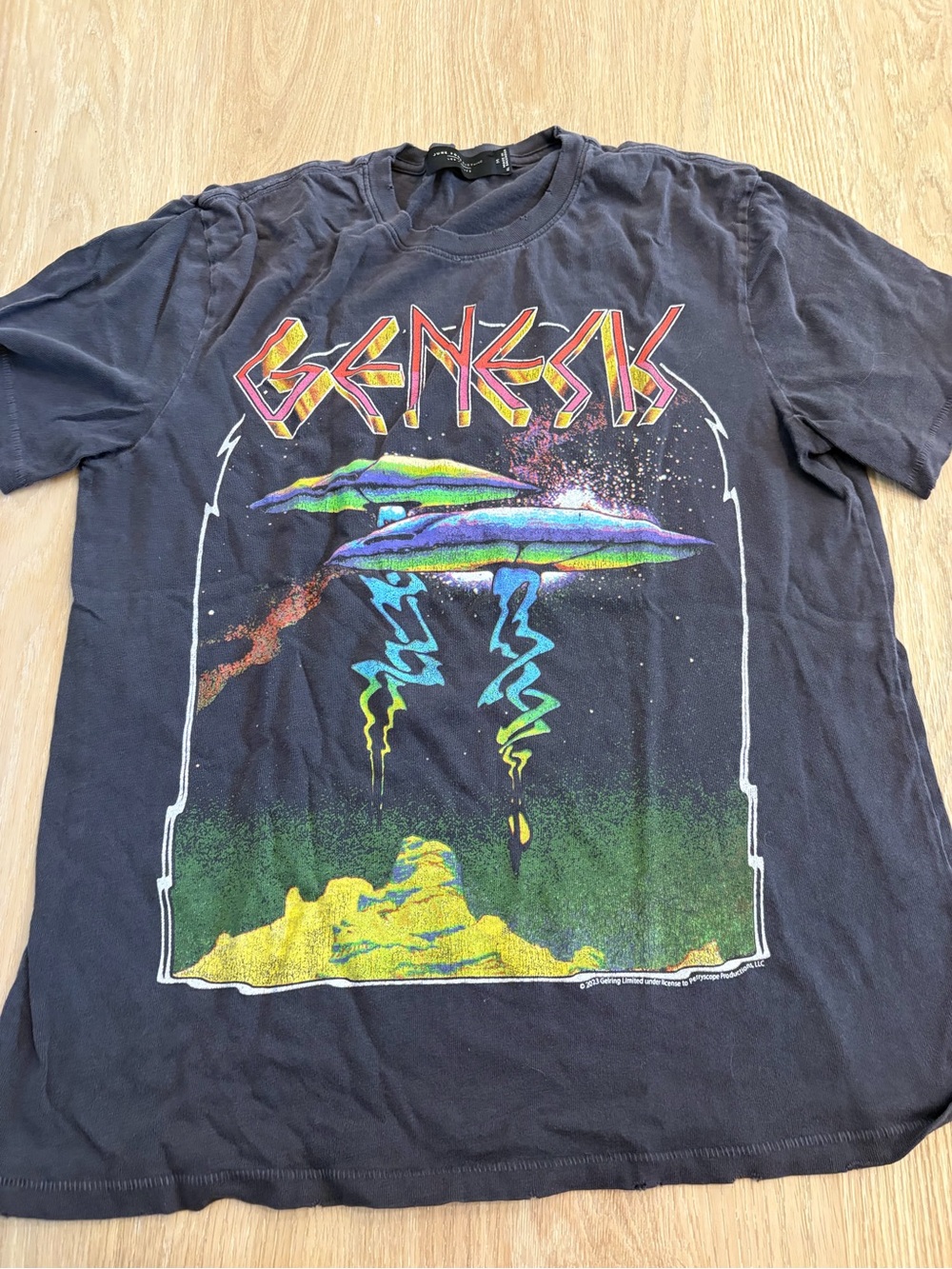 Junk Food Genesis band washed black Retro Men’s M